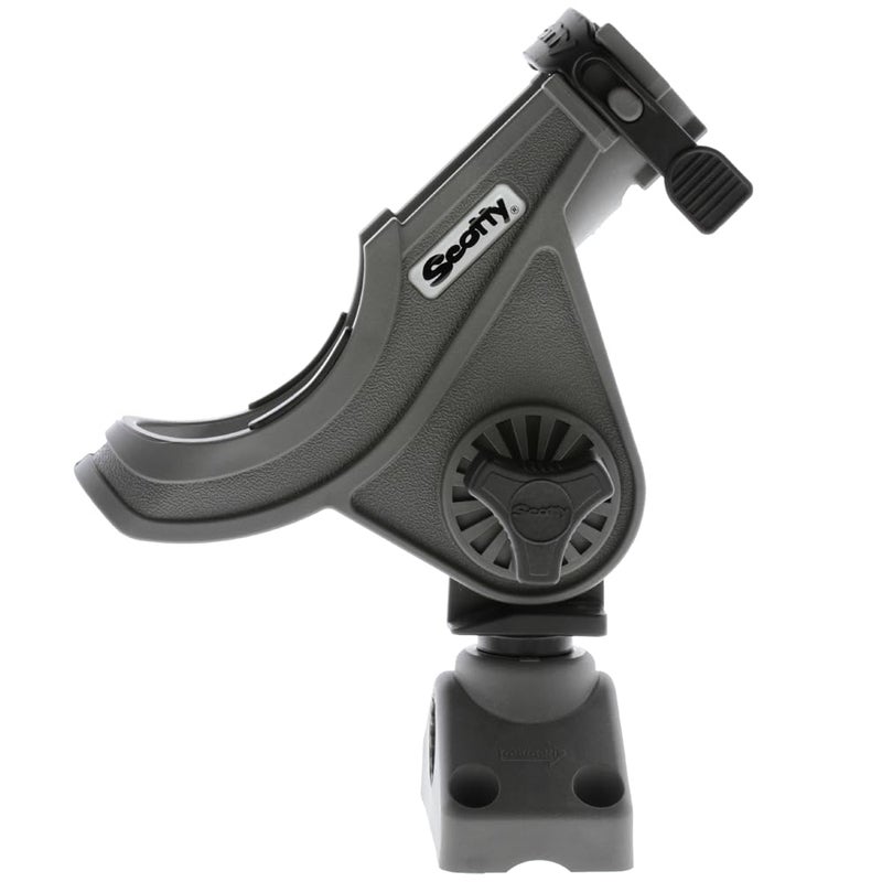 Scotty Baitcaster/Spinning Rod Holder with Side/Deck Mount Grey, One Size, Model Number: 280-GR - Image 4